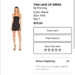 TINA LACE UP DRESS - by the way.